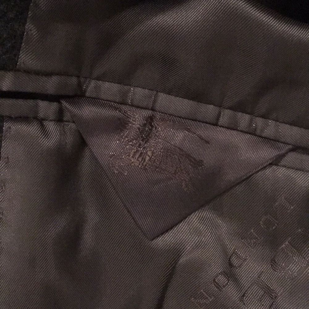 Men’s Burberry tailored Wool Coat Gray size 40 - Picture 6 of 10